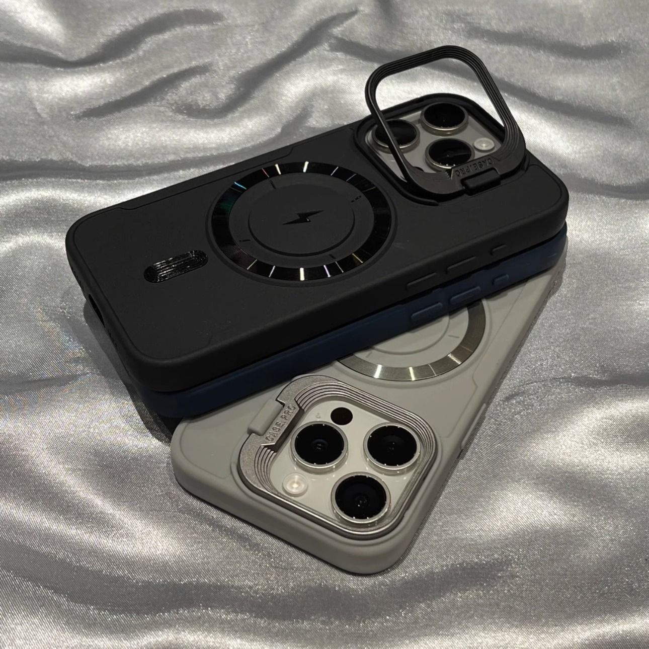Phone Accessories Popsocket - Capa Magnética Antichoque Fosca com Anel