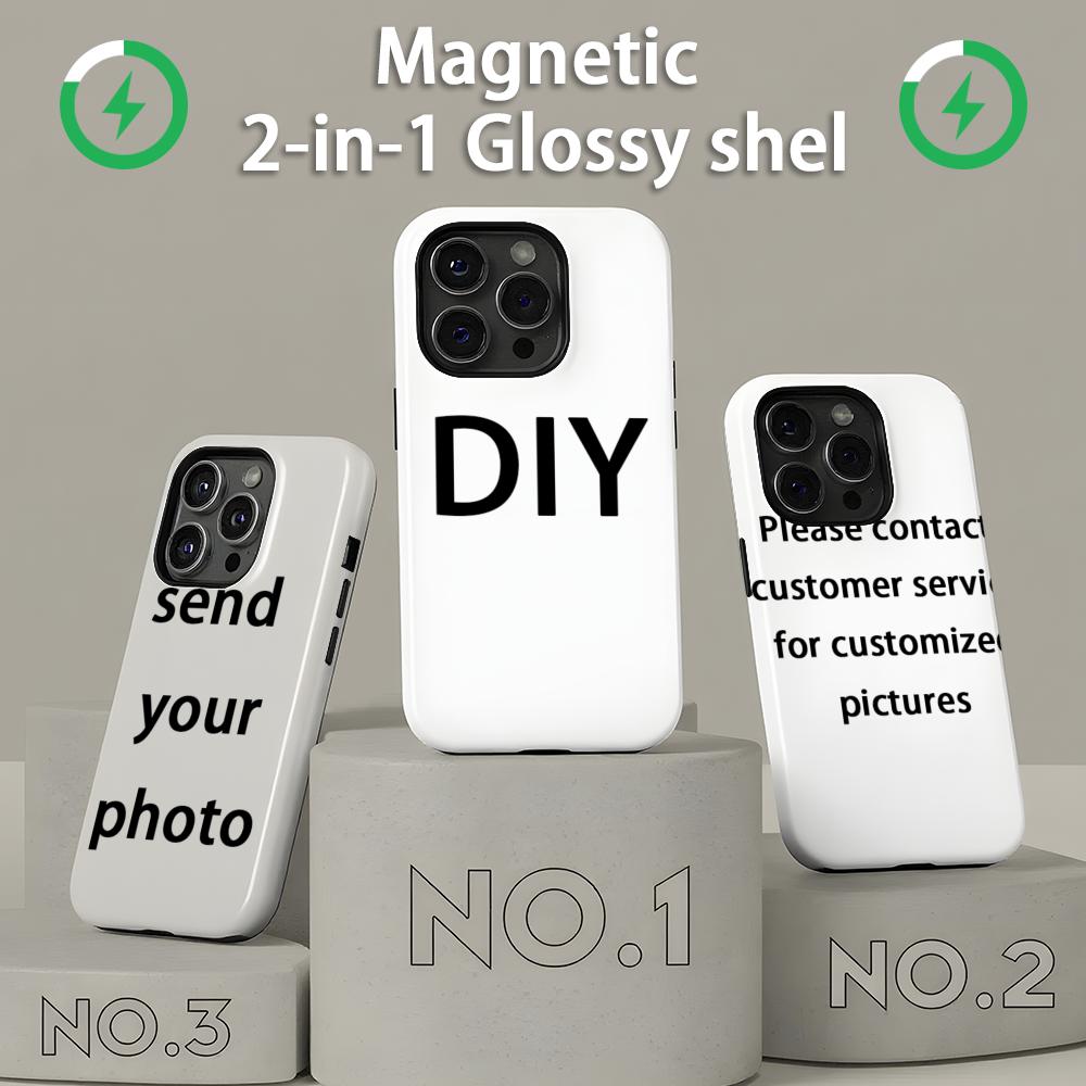 Magnetic Phone Case - Capa Magnética 2 em 1 Brilhante