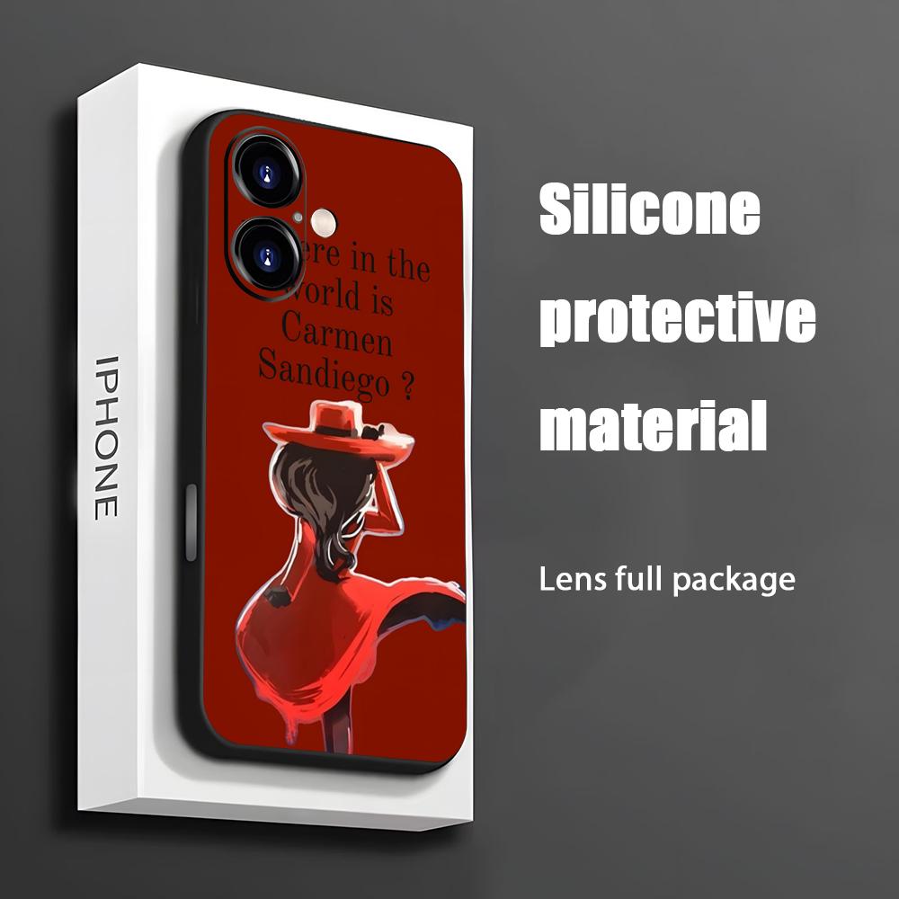 X Phone Accessories - Carmen sandiego capa de telefone de