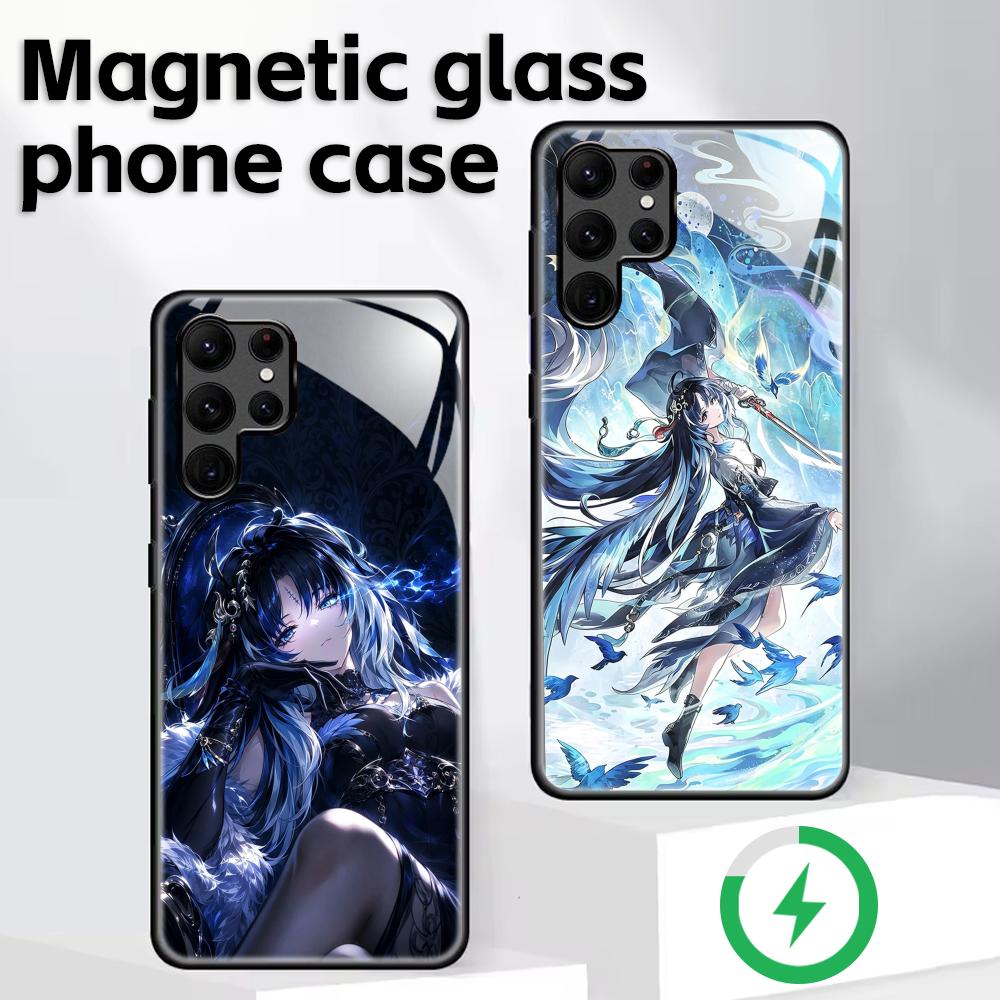 Magnetic Phone Case - Capa Magnética de Vidro Wuthering Waves