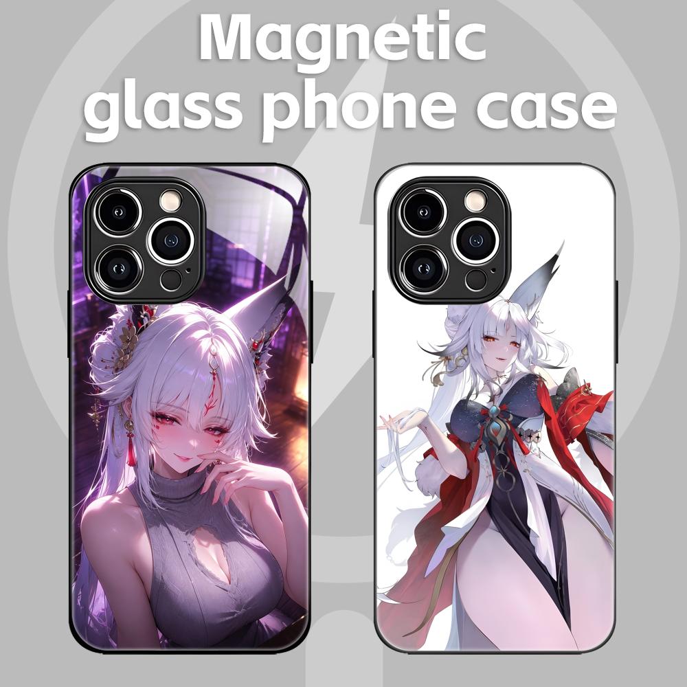X Phone Accessories - Capa Magnética de Vidro Wuthering Waves