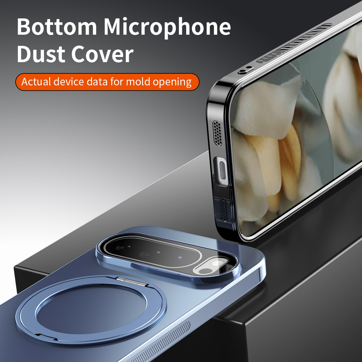 360 °   Capa Magnética com Sup - Phone Kickstand Ring avaliação e preço