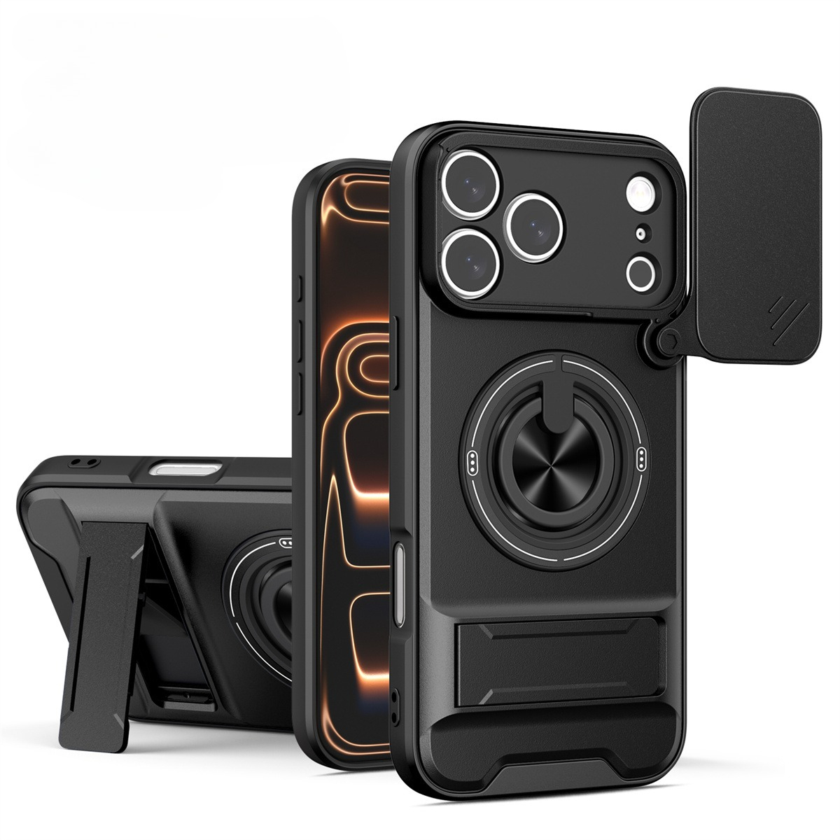 Capa de telefone magnética par - Phone Kickstand Ring avaliação e preço