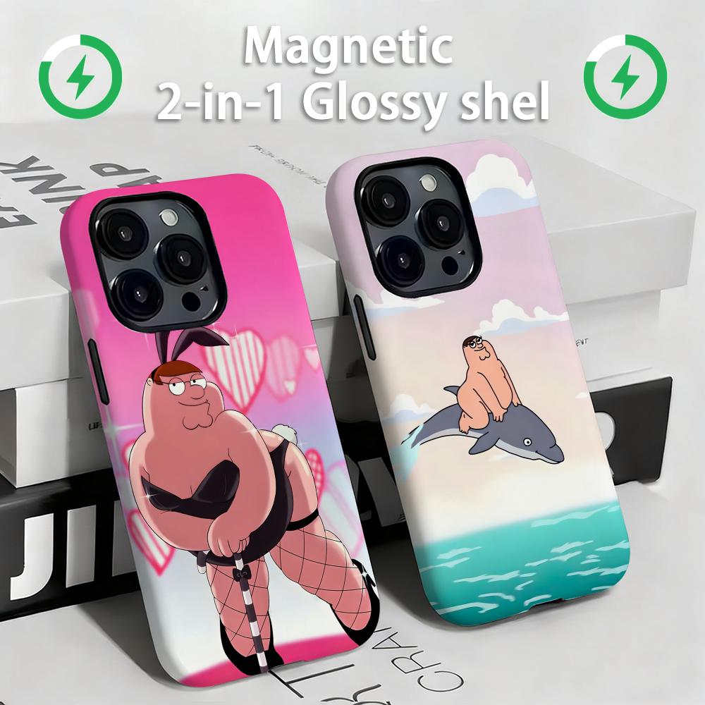 Família cara peter griffin cas - Magnetic Phone Case avaliação e preço