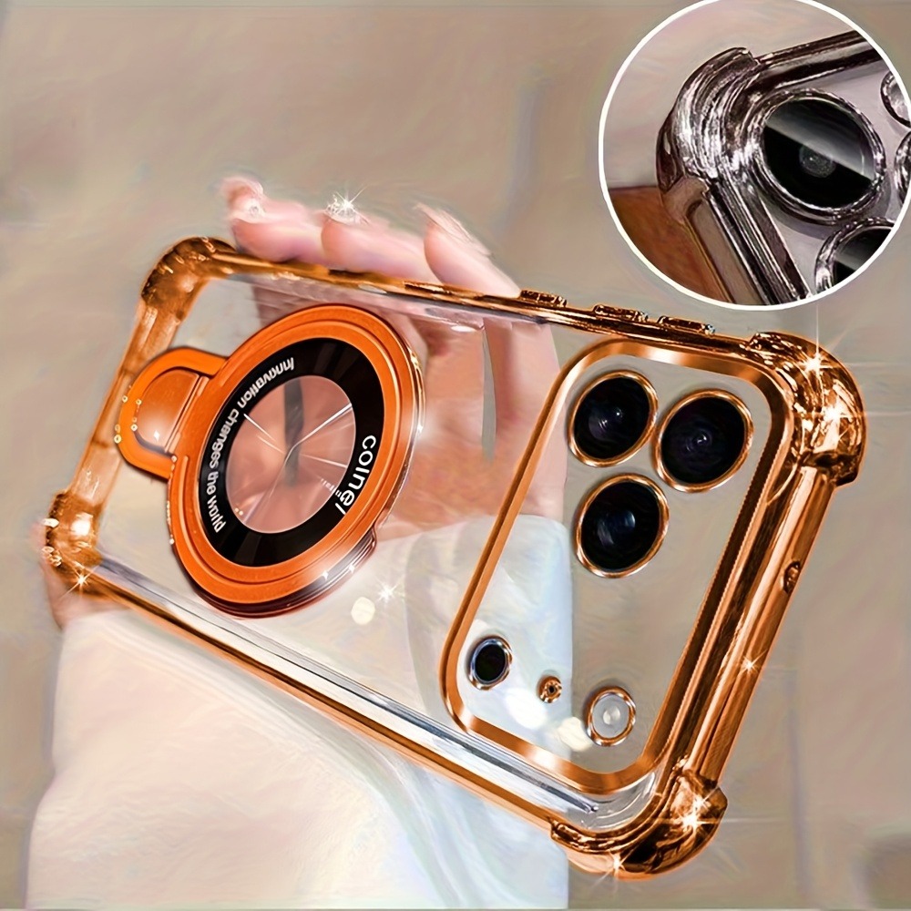 Capa de Telefone Luxuosa Trans - Phone Kickstand Ring avaliação e preço