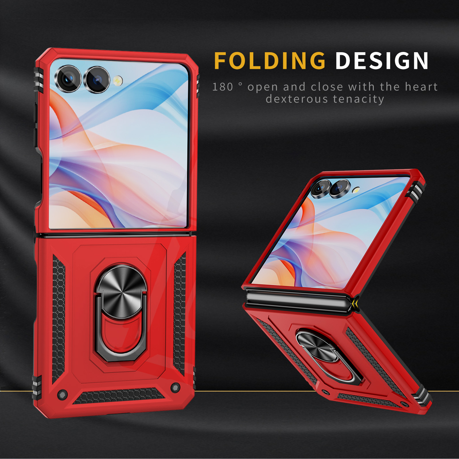 Capa de telefone à prova de ch - Phone Kickstand Ring avaliação e preço