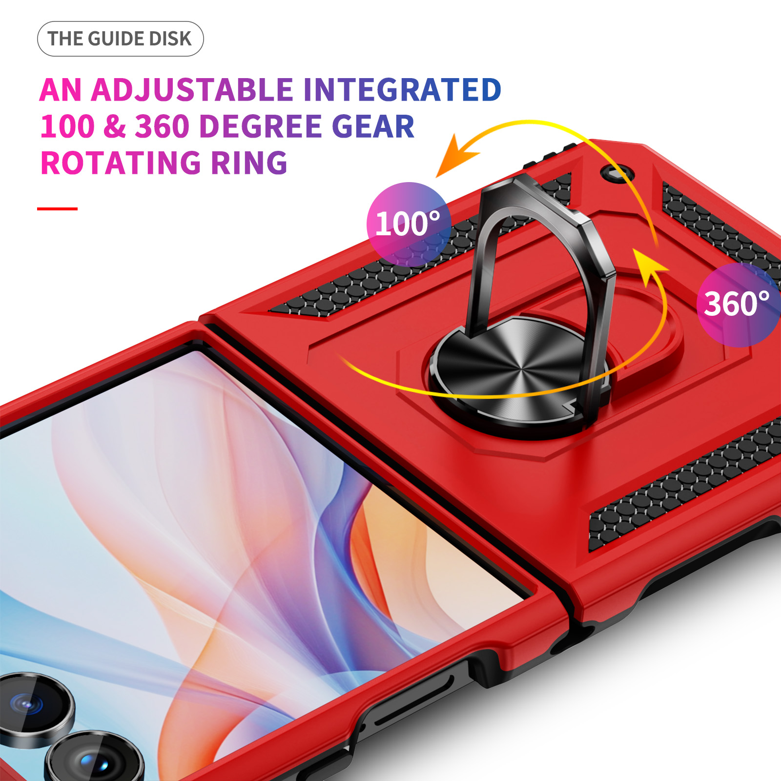 Capa de telefone à prova de ch - Phone Kickstand Ring avaliação e preço