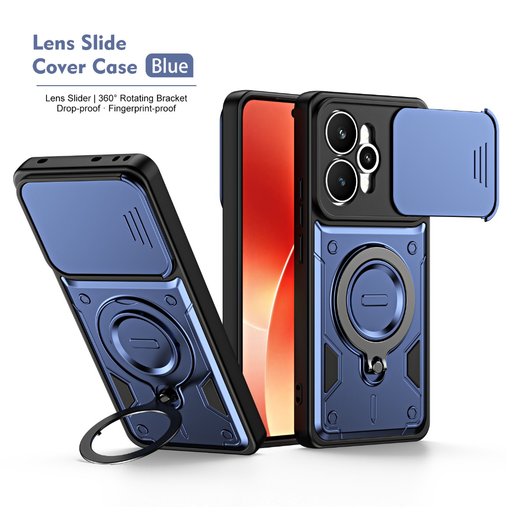 Capa de Telefone à Prova de Ch - Phone Kickstand Ring avaliação e preço